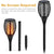 Zugo Solar Path Dancing Flame Tiki Torch Light (2 Pack) demo